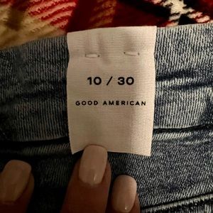 Good American Good Waist Step Hem